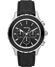 DKNY NY1515 Mens Sport Black Leather Watch