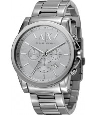 Armani Exchange AX2058 Mens Banks Silver Tone Watch