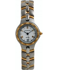Krug Baumen 2614KL Ladies Regatta White Steel Gold Watch