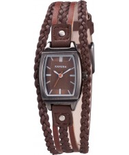 Kahuna KLS-0193L Ladies Brown Multi Thong Watch