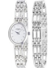 Rotary LB20061-BR-02 Ladies Sterling Silver Watch With Matching Bracelet