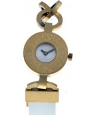 Levis L019GI-3 Ladies White Dial Gold Plated Steel Case Strap Watch