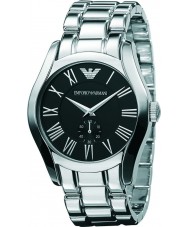 Emporio Armani AR0680 Mens Clasic Silver Black Watch
