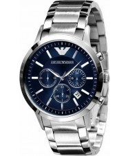 Emporio Armani AR2448 Mens Classic Blue Silver Watch