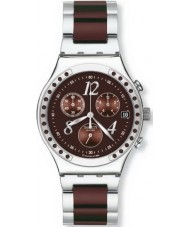 Swatch YCS526G Irony Chrono Dreambrown Chronograph Ladies Watch