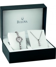 Bulova 96X113 Ladies Crystal Bracelet Watch