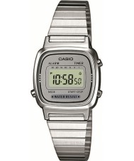 Casio LA670WEA-7EF Ladies Silver Retro Digital Watch