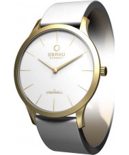 Obaku V112LGIRW Ladies Harmony All White Watch