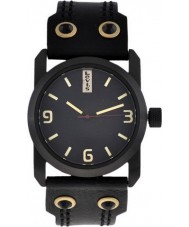 Levis L018GI-4 Ladies Black Dial Black Vintage Leather Strap Watch