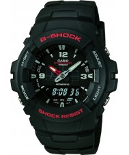Casio G-100-1BVMES Mens G-Shock Dual Time Watch