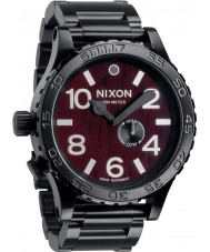 Nixon A057-2107 Mens 51-30 Tide Darkwood Watch