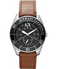 Armani Exchange AX1261 Mens Brown Leather Strap Watch