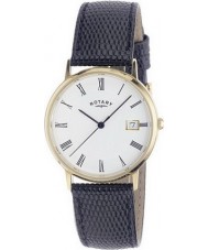 Rotary GS11476-01 Mens 9Ct Gold Case Watch