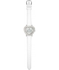 Hello Kitty 24277 Ladies Diamante Heart White Watch