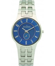 Skagen Mens Blue Silver Watch