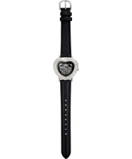 Hello Kitty 24278 Ladies Diamante Heart Stones Black Watch