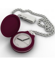 O clock OCHV02 O Chive Bordeaux Pocket Watch