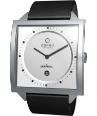 Obaku V116UCIRB Mens Harmony Big Square Dial Watch