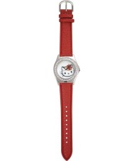 Hello Kitty 24562 Ladies Coture Kitty White Stone Set Red Watch