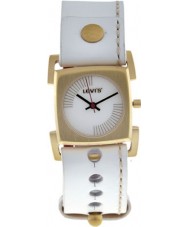 Levis L010GIGWRW Ladies White Leather Strap With White Dial Watch