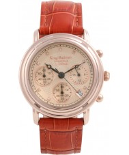 Krug Baumen 150575DM Principle Diamond Mens Rose Gold Chronograph Watch