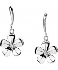 Hot Diamonds DE251 Ladies Paradise Plumbago Stem Earrings