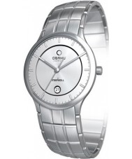 Obaku V101GCCSC Mens Silver Dial Bracelet Watch