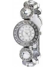 Accessorize B1003 Ladies Stone Set Silver Watch