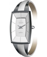 Obaku V120LCIRW Ladies Harmony White Leather Strap Watch