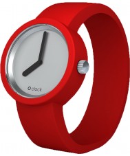 O clock SILVER Red Watch