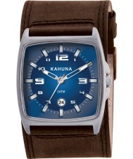 Kahuna KUC-0029G Mens Brown Cuff Watch