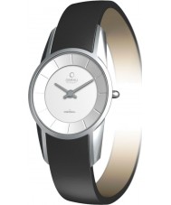 Obaku V130CIRB Ladies Harmony White Brown Watch