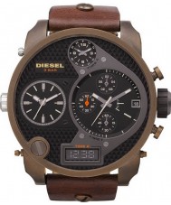 Diesel DZ7246 Mens Big Daddy Chrono Black Brown Watch