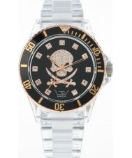 LTD Watch LTD-010104 Unisex Clear Gold Black Watch