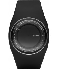 Philippe Starck PH5036 Black Dial And Pu Strap Watch.