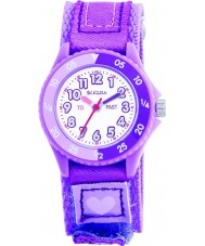 Tikkers TK0007 Kids Violet Velcro Watch