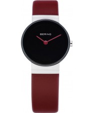 Bering Time Ladies Black Red Watch