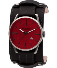 Kahuna KUC-0043G Mens Black Cuff Watch