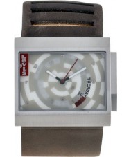Levis L014GU-2 Unisex With Silver Dial And Brown Leather Strap Watch