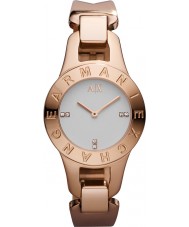 Armani Exchange AX4091 Ladies Rose Gold IP Watch