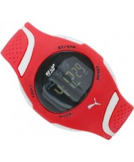 Puma Unisex Energy Digital Display Red Strap Watch