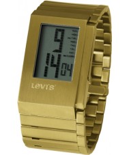 Levis L009GUGHSG Mens Gold Steel Bracelet Digital Display Fashion Watch
