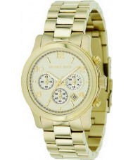 Michael Kors MK5055 Ladies Sports Chronograph Gold Plated Watch