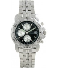 Krug Baumen 7186G-BK Sportsmaster Black Chronograph Watch