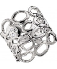 Hot Diamonds DR098-P Ladies Bali Silver Ring (Size K-S)