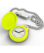 O clock OCHV13 O Chive Fluro Yellow Pocket Watch