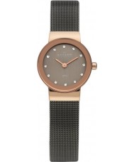 Skagen 358XSRM Ladies Charcoal Rose Gold Watch