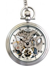 Rotary MP00723-21 Mens Steel Pocket Watch