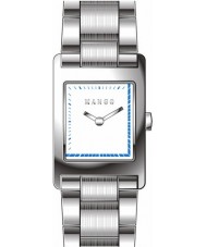 Mango QM211.72.02 Ladies Navy White Dial With Stainless Steel Bracelet Watch
