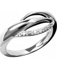 Hot Diamonds DR078-K Ladies Simply Sparkle Wing Silver Ring (Size K-S)